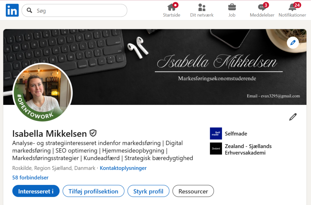 linkedin profil